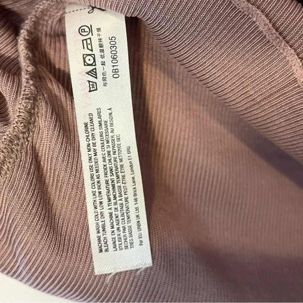 Free People Dusty Purple Short Sleeve Tee XS
